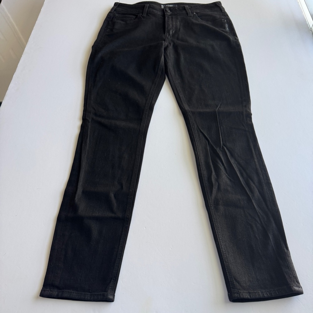 Silver Jeans Women's 32x31 Aiko High Rise Skinny Stretch Black Straight